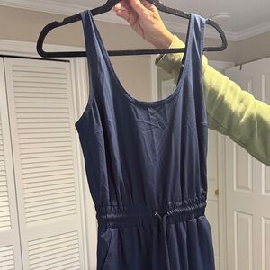 Abercrombie & Fitch Dark Blue Sleeveless Jumpsuit